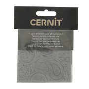Placa de textura Cernit 9 cm Paisley x1