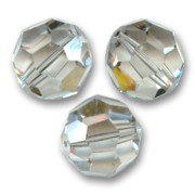 Bolas Swarovski 5000 4 mm Crystal Silver Shade x20