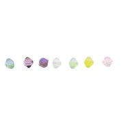 Redondas Swarovski 5000 4 mm Rosa Water Opal Shimmer x20