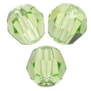 Swarovski 5000 perlas redondas de 4 mm - ReCreated Peridot x20