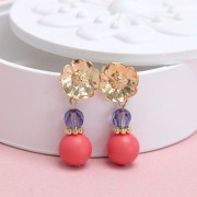 Cuentas redondas Swarovski 5000 6 mm Tanzanita x6