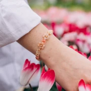 Cuentas redondas Swarovski 5000 6 mm Rose Peach x6