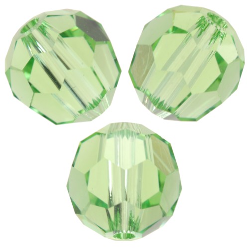 Cuentas redondas Swarovski 5000 6 mm - Peridoto reinventado x6