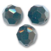 Cuenta redonda Swarovski 5000 8 mm Jet Nut 2X x1