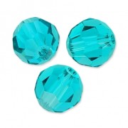 Perla redonda Swarovski 5000 8 mm Blue Zircon x1