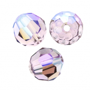 Bola redonda Swarovski 5000 8 mm Light Amethyst Shimmer x1