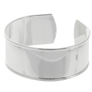 Base pulsera latón con reboren curvado 23x163 mm argdeté x1