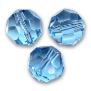 Swarovski 5000 perlas redondas 3 mm Aguamarina x20