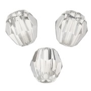 Redondo Swarovski 5000 3 mm - Sombra de plata cristalina x20
