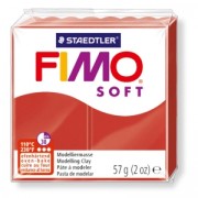 Pasta Fimo Soft 57gr Rojo Navidad (n°2)