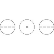 Perladas Swarovski 5810 6 mm Platinium Pearl x10