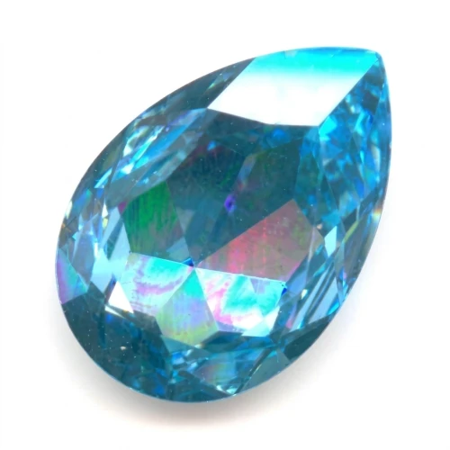 Cabuchón PureCrystal 4327 pera 30x20 mm Aquamarine