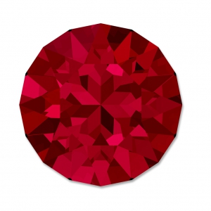 Cabuchón Swarovski 1088 8 mm Scarlet x1