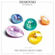 Cabuchón Swarovski 1088 8 mm Crystal Silky Sage DeLite x1