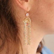 Cabuchón Swarovski 1088 8 mm Light Rose Shimmer x1