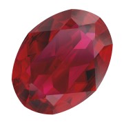 Cabuchón Swarovski 4120 8x6 mm Scarlet Ignite x1