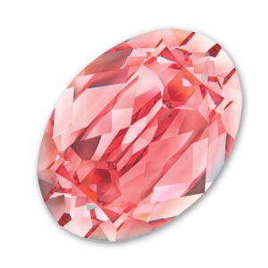 Cabujón Swarovski 4120 14x10 mm Rosa Melocotón