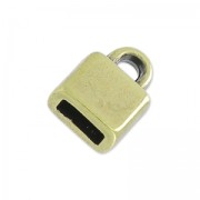 Terminal para cordón plano 5 mm 10x7 mm bronce x1|raw }}