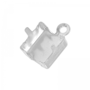 Terminal para cadena strass 6 mm rodiado x 1