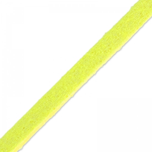 Cordón de Antelina 3x1.3 mm Amarillo Neón x 3 m