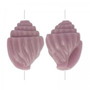 17x12 mm perla de concha de plástico - Lila x1|raw }}