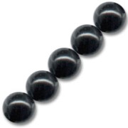 Perladas Swarovski 5810 12 mm Mystic Black Pearl x4