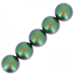 Nacaradas Swarovski 5810 3 mm Scarabaeus Green Pearl x20