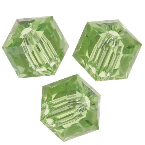 Cubo Swarovski 5601 6 mm - ReCreated Peridot x1