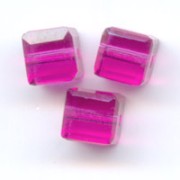 Cubo Swarovski 5601 8 mm Fucsia x1