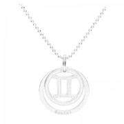 Colgante Géminis - 18.5 mm  de Plata Sterling 925 x1