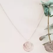 Colgante Acuario- 18.5 mm  de Plata Sterling 925 x1