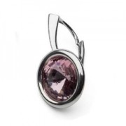 Serti pendentif 1122 10 mm en Argent 925 x1