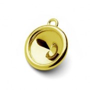 Serti pendentif à coller 1122 10 mm en Argent 925 Dorado con oro fino x1