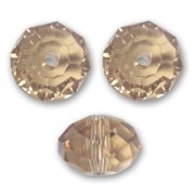 Redondo plano Swarovski 5040 12 mm Topacio Colorado claro x1