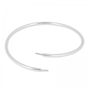 Pulsera flexible 22,5 cm para semi-agureadas de Plata 925 x1