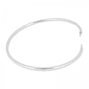 Pulsera flexible 22,5 cm para semi-agureadas de Plata 925 x1