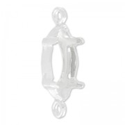 Engaste separador dije 15x7 mm de Plata 925 x1