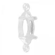 Engaste separador dije 15x7 mm de Plata 925 x1