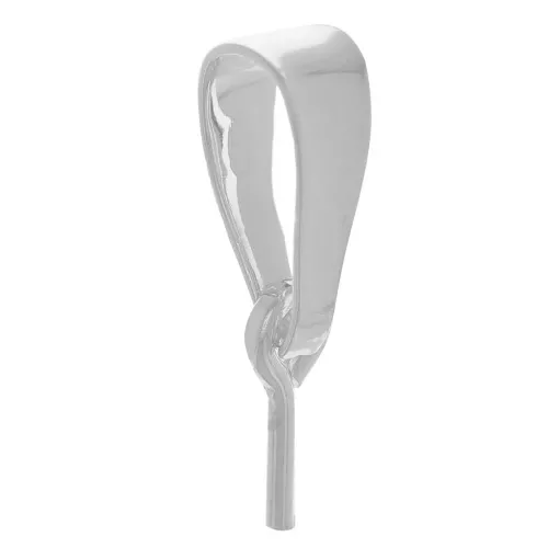 Enganche para semi-agujereada 8 10 y 12 mm Plata 925 x1