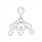 Candelabro 3 anillos 14.5x13 mm de Plata 925 x1|raw }}