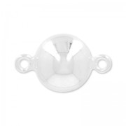 Separador redondo 2 anillas 13x8 mm de Plata 925 x1|raw }}