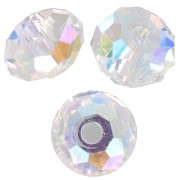 Swarovski 5040 Cuentas redondas aplanadas de 4 mm - Crystal Shimmer 2X x20