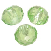 Swarovski 5040 Cuentas redondas aplanadas de 4 mm - Peridoto reinventado x20