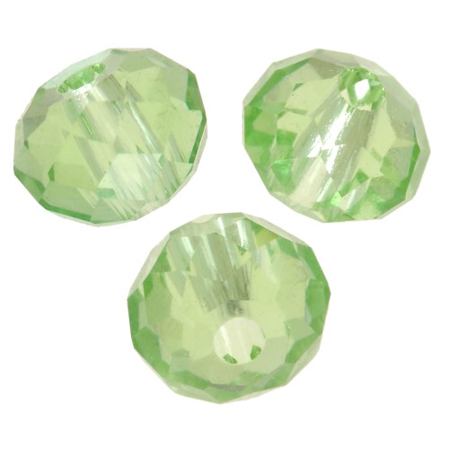Swarovski 5040 Cuentas redondas aplanadas de 4 mm - Peridoto reinventado x20