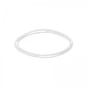 Separador oliva 11x13mm Plata 925 x1