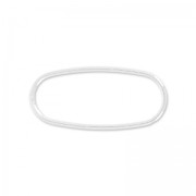 Separador ovalado 21.5 mm Plata 925 x1