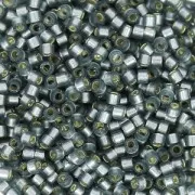 Miyuki Delica 11/0 DB0697 - Dyed Semi Mat Silver Lined Gray x8g