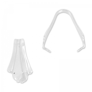 Enganche para colgante flor de Lis 15 mm Plata 925 x1