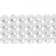 PureCrystal Crystal Mesh 40001 4 hileras 11 mm Crystal x5cm