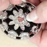 PureCrystal Crystal Mesh 40001 4 hileras 11 mm Crystal x5cm